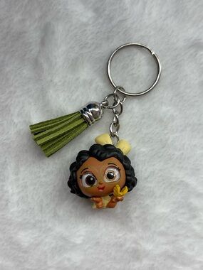 Disney Maribel from encanto Character Keychain with Green Tassel